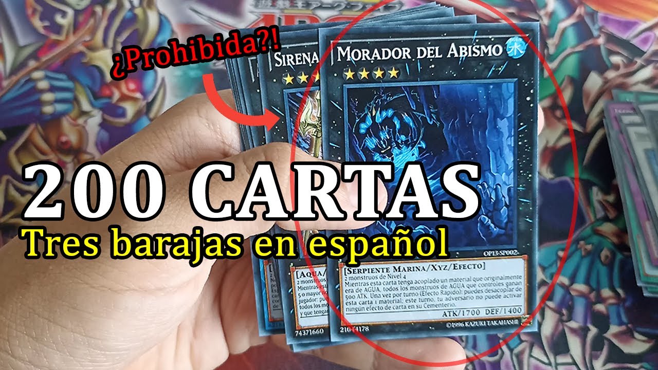 Yugioh 3 BARAJAS MODERNAS EN ESPAÑOL - Cartas Yugioh Colombia