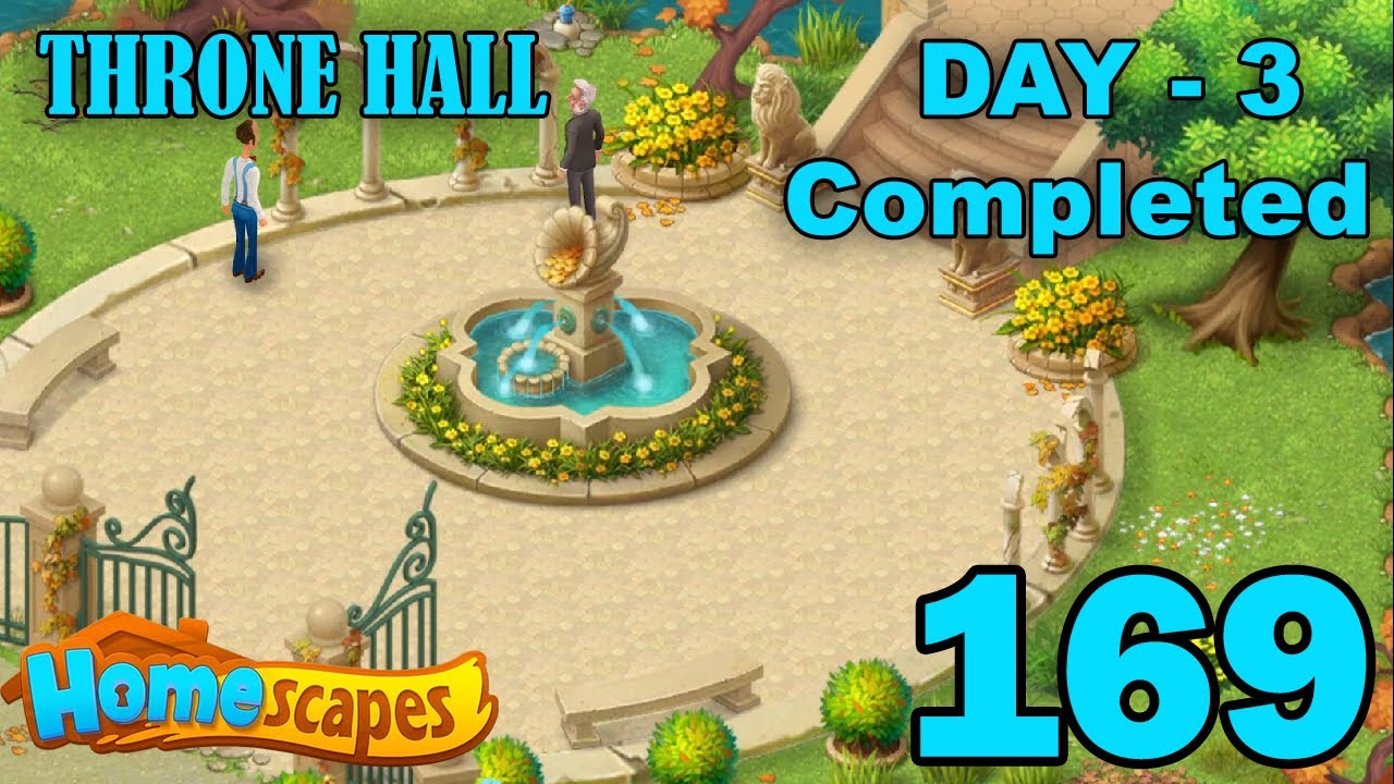 Homescapes Throne Hall Area - Day 3 Completed - Part 169
