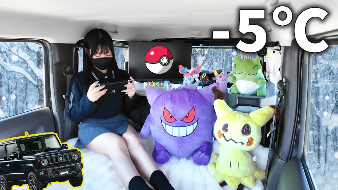 【本当に車内！？】軽自動車をポケモン部屋に改造しました！