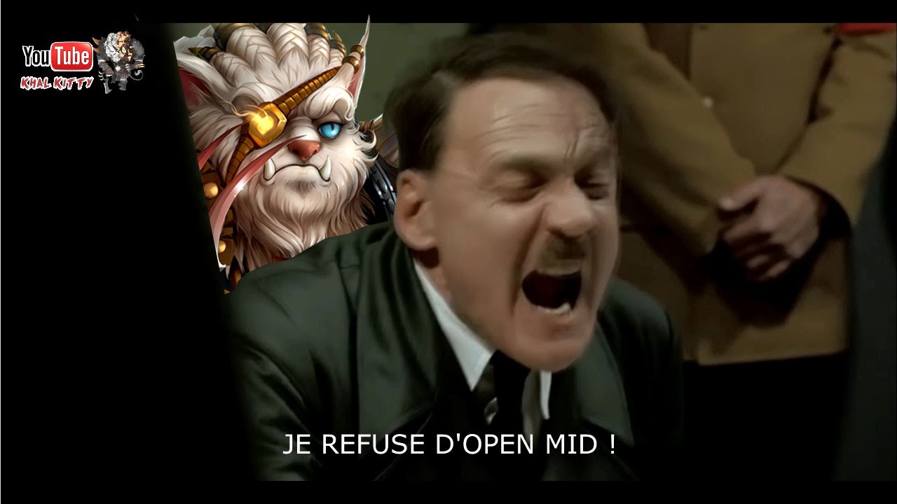 [FR] Hitler devient fou à cause de Rengar ! - [League of Legends] [Parodie]