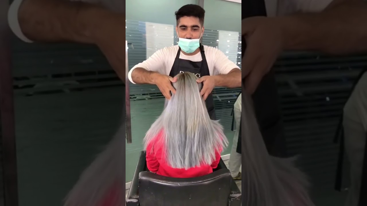 silver gray hair color 