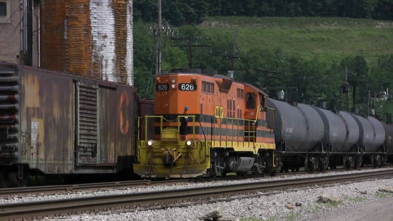 Classic EMD and Great Horns on the Buffalo and Pittsburgh Railroad