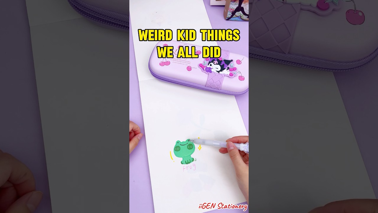 Weird kid things we all did 😁 