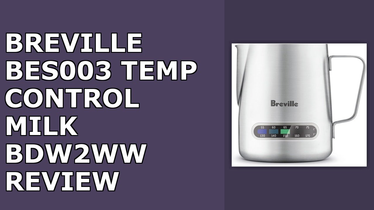 Breville BES003 Temp Control Milk Jug Espresso Accessory for Creating Latte Art Review
