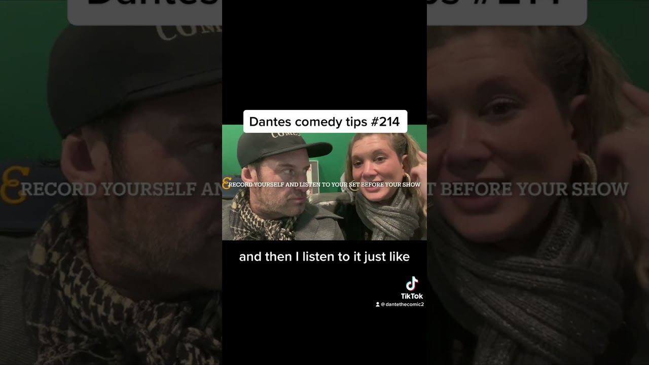 Dantes comedy tips #214 With Rebekah Kochan  calming your nerves by listening to your set.