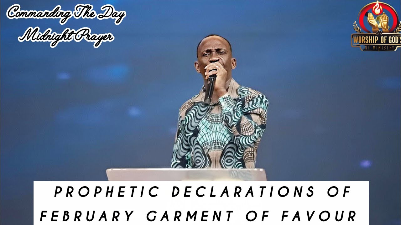 COMMANDING THE DAY MIDNIGHT PRAYER | Garment of Favour | Dr. Paul Enenche (13-02-2026)