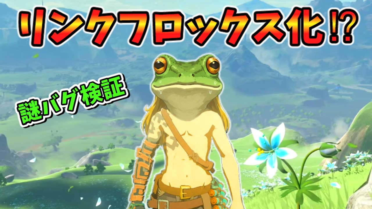 リンク自体がフロックス化！？謎のバグを検証(2版ver1.4.3)【ティアキン TotK】裏技 バグ 検証 ゆっくり実況 glitch