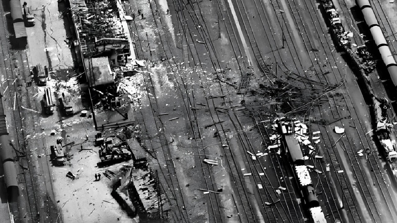 Seconds Before Explosion: Hanover-Linden Wreck 56 years Later