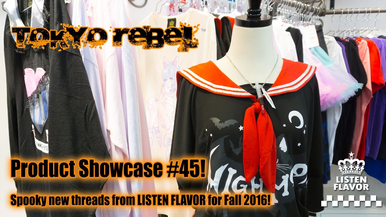 Tokyo Rebel product showcase #45 - spooky new items from LISTEN FLAVOR!