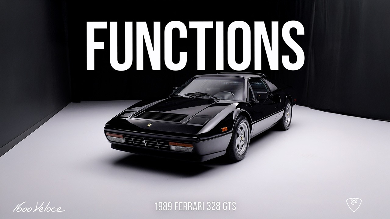 22k-Mile 1989 Ferrari 328 GTS | Functions