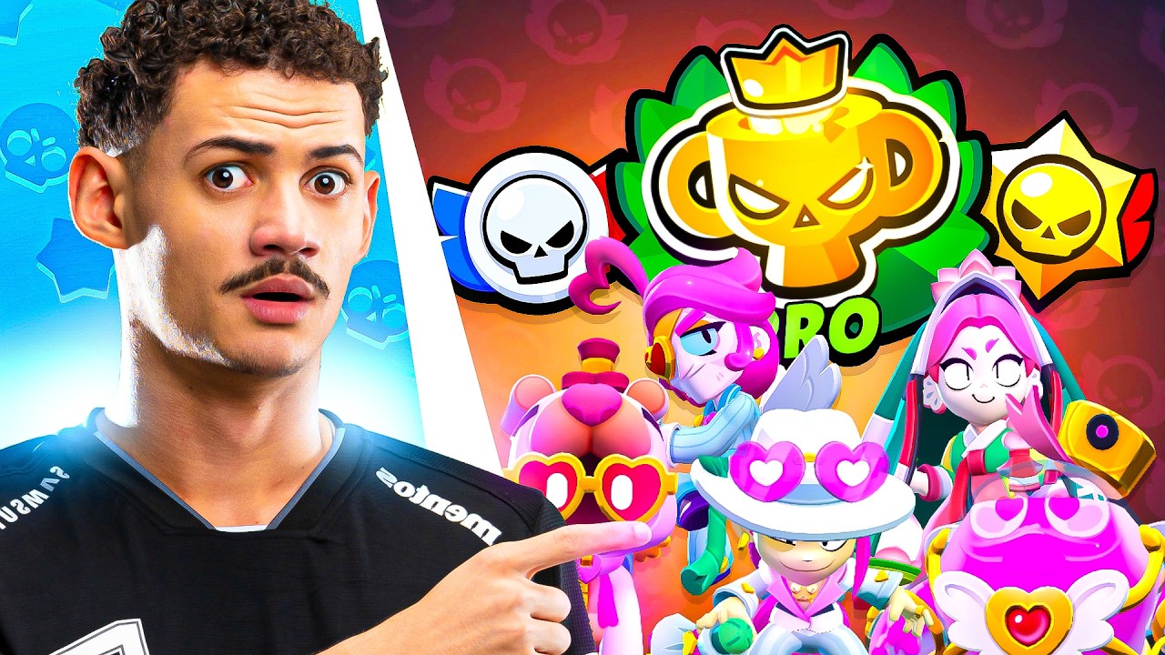ZEREI a LOJA das NOVAS SKINS BRAWLENTINE e JOGUEI COM ELAS NO PRO!
