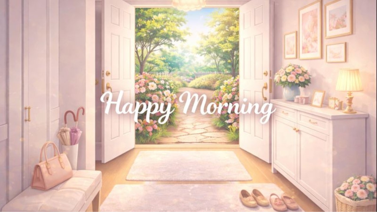 【playlist】心が軽くなる朝に💐｜やさしくポップなMorning BGM｜作業用・朝の支度に
