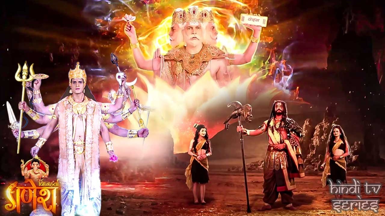 ब्रह्मदेव के वरदान से अमर बना त्रिखुरा कैसे अकेले भिड़ गया विष्णु नारायण से! | Vighnaharta Ganesh