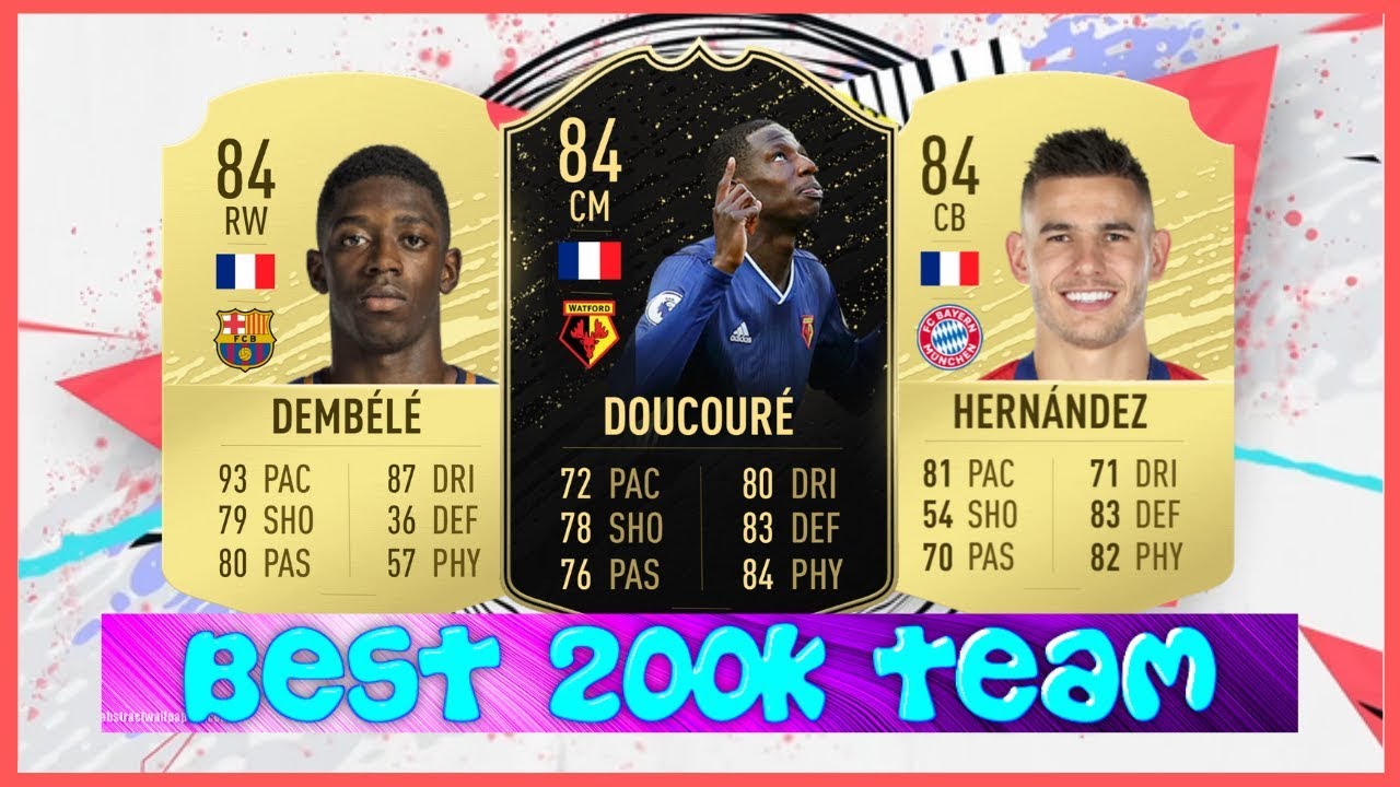 AWESOME 200K TEAM FIFA 20 | FIFA 20 200K SQUAD BUILDER!!