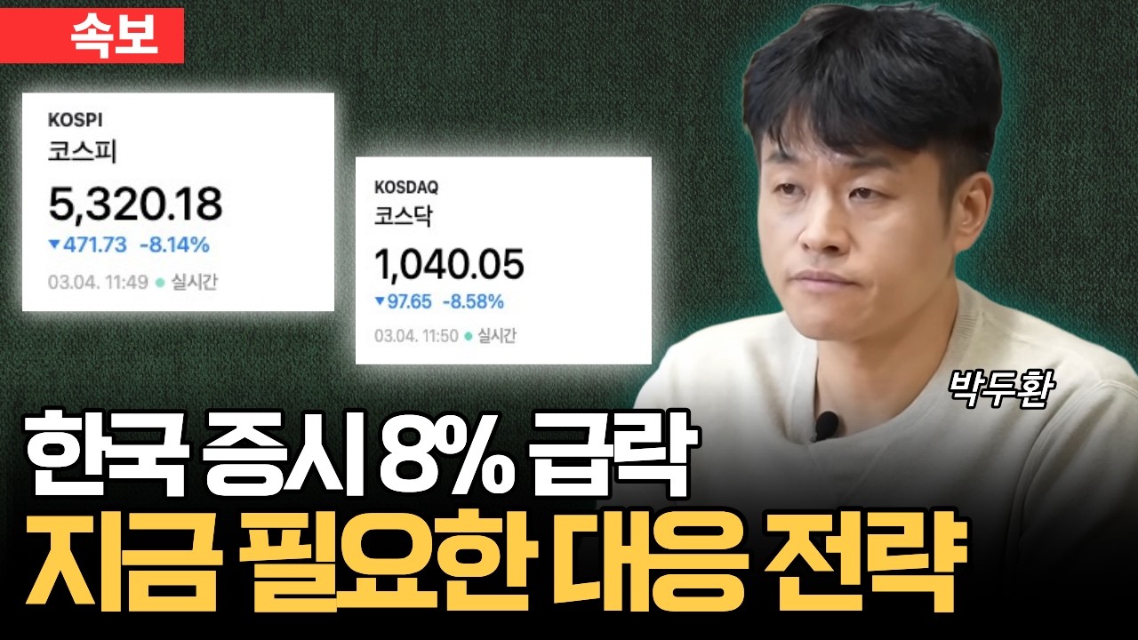 [3월4일 긴급] 국내증시 급락, 지금 필요한 대응 전략 (박두환)