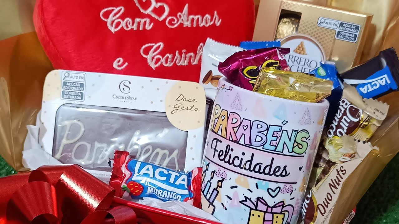 Uma cesta, com muitas opções para por no catálogo 