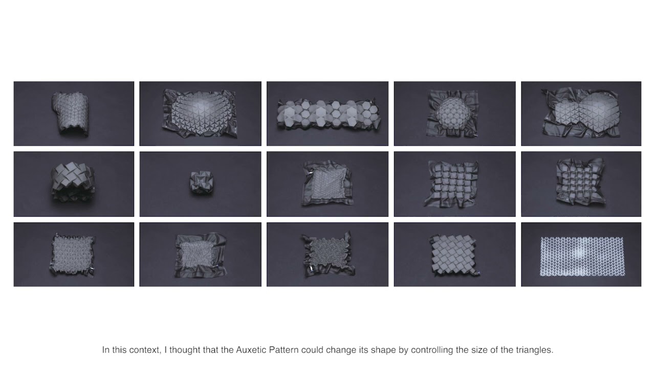Pneumatic Auxetics: Inverse design and 3D printing of auxetic pattern for pneumatic morphing