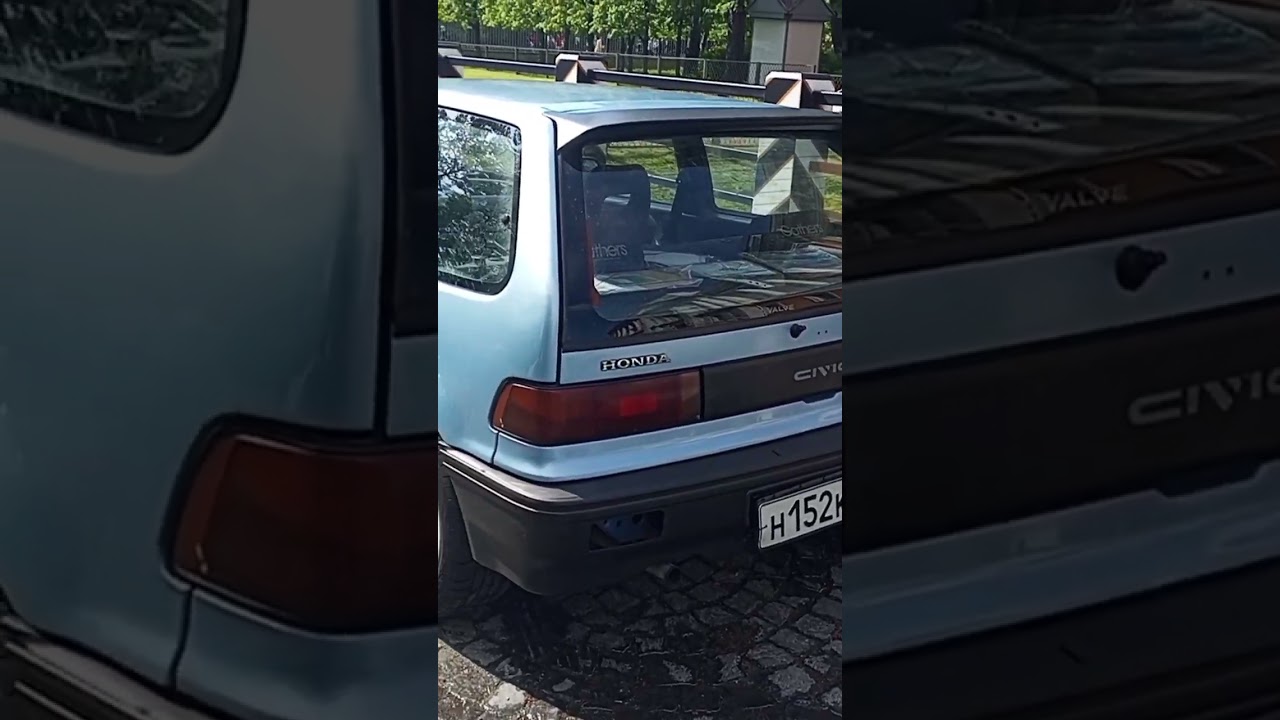 Классическая Honda Civic Hatchback #honda #civic #hatchback #japan #klassikot #klassiker #classic