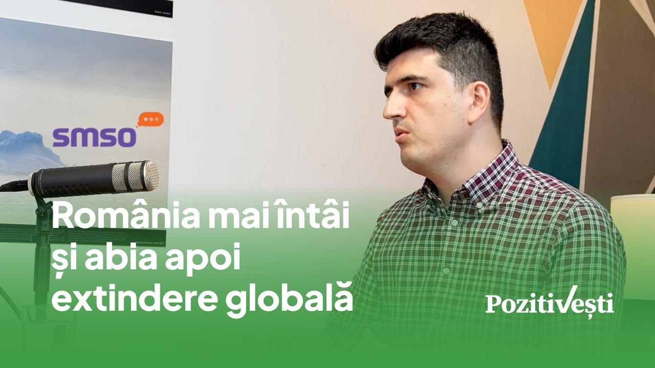 De la zero la 1,5 milioane de euro în doar cinci ani. Povestea SMSO cu Cătălin Sporiș la PozitiVești