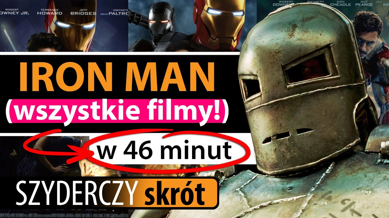 IRON MAN (wszystkie filmy!) w 46 minut | Szyderczy Skrót