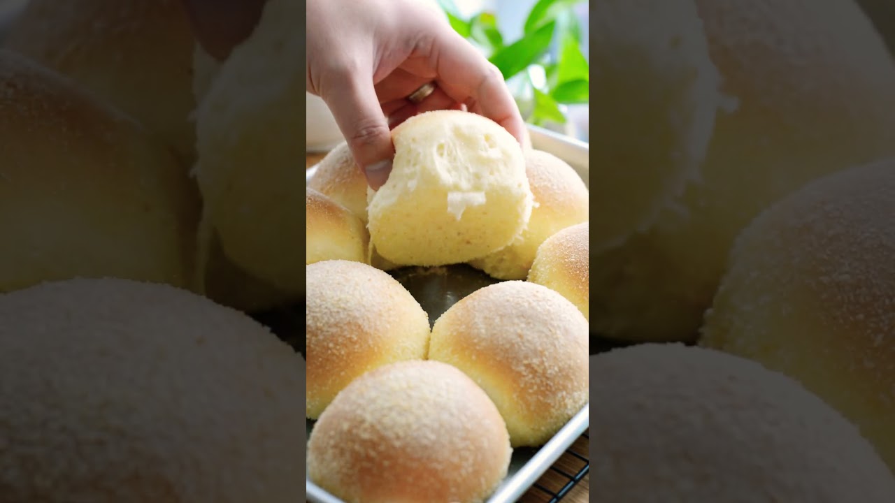 Soft & Fluffy Pan de Sal | Filipino Bread Rolls #shorts