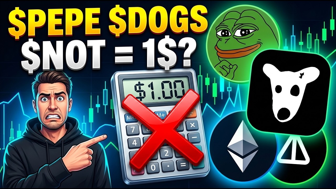 🚨 PEPE, DOGS и NOT по $1? ВЫ СЕРЬЁЗНО?!