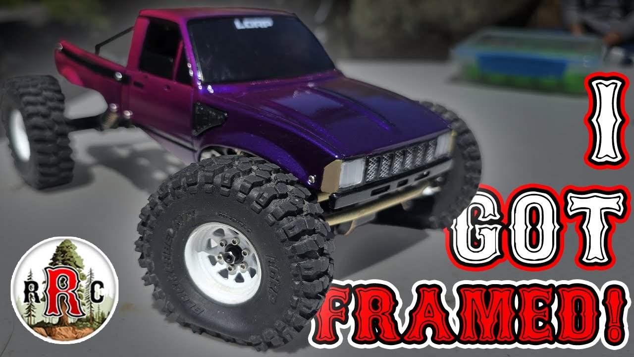 TRX4M Comp Crawler Gets CUSTOM Aluminum LCG Chassis