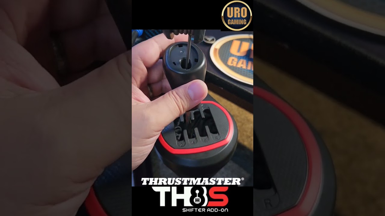 #Shorts Upgrading the new #thrustmaster TH8s shifter w/ a URO_gaming SimShifter #gaming #eatonfuller