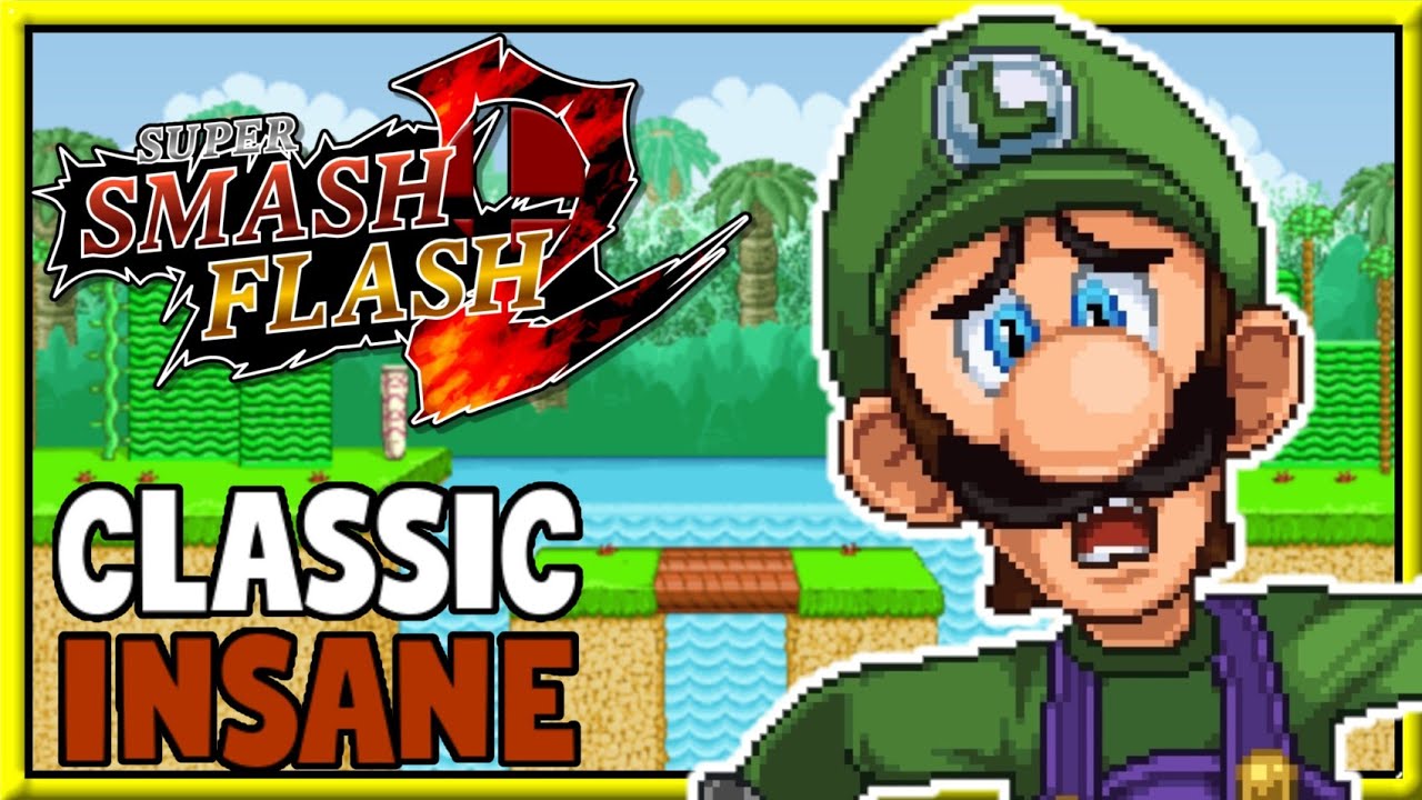 Super Smash Flash 2 | Классический режим: Луиджи (Безумная сложность)
