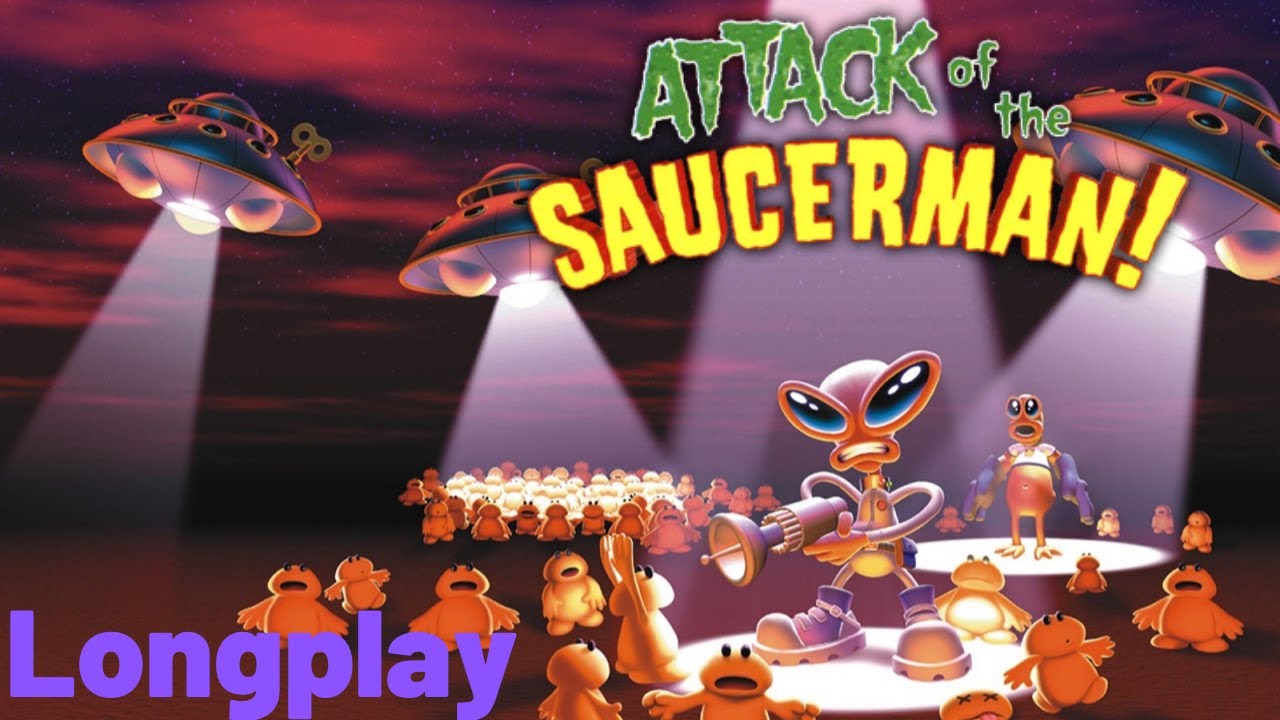 Attack Of The Saucerman! (Ps1) Longplay