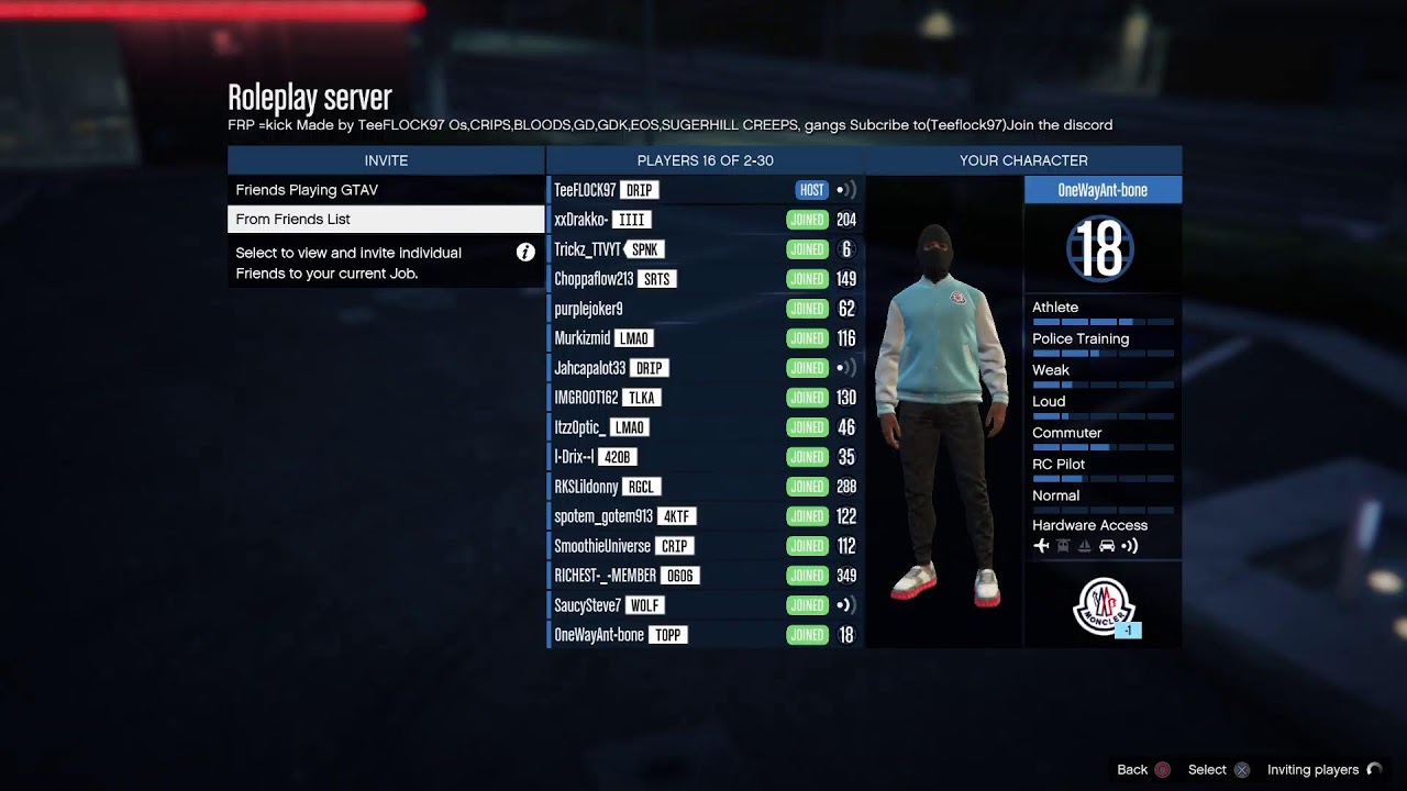 FiVEM CityRoleplay Server Live on Console PS5/ps4  @Gangs@Cops@Civilians