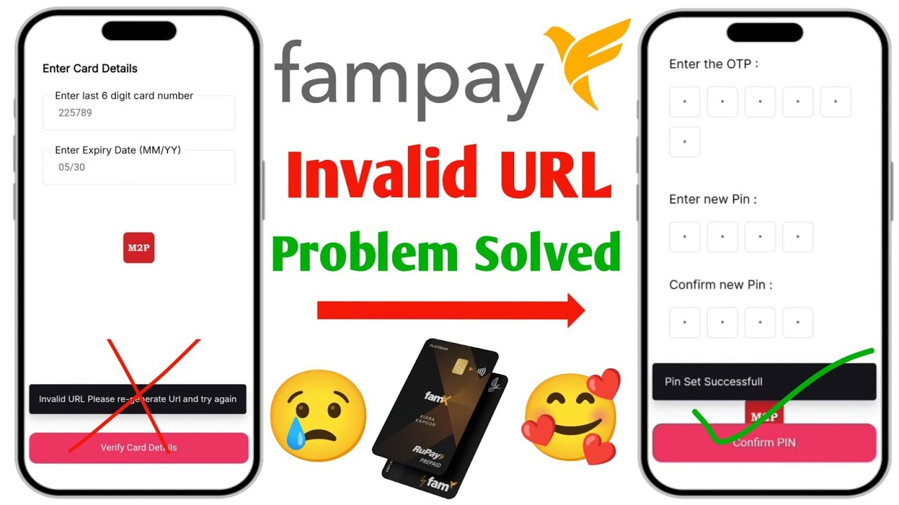 Fampay Invalid URL Problem Solve | Fampay Create ATM Pin Invalid URL Problem | #FampayinvalidURL 