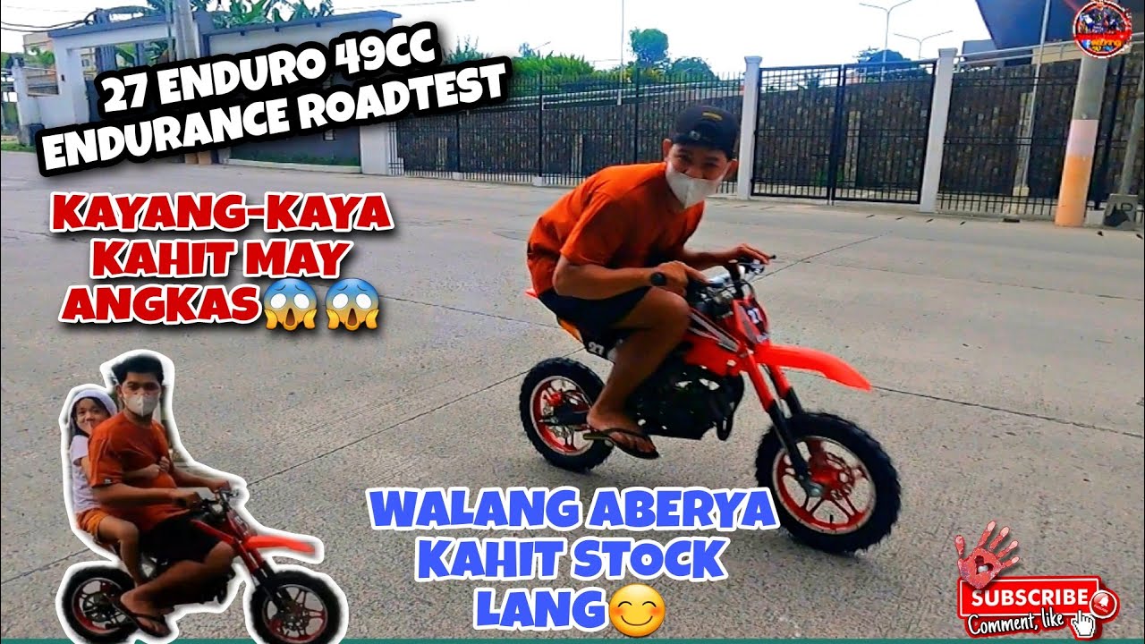 ENDURO 49cc ENDURANCE ROADTEST!!KAYANG KAYA MAY ANGKAS & HOW I MIX GAS & 2T OIL / buhay rider
