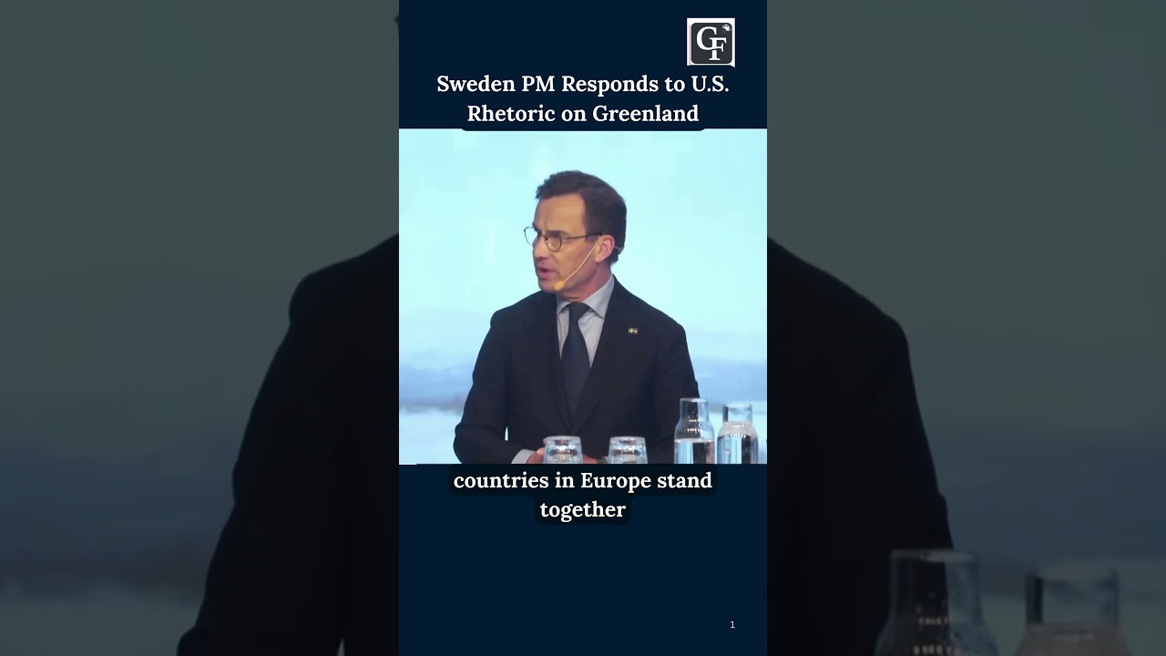 Sweden PM Warns Trump: &ldquo;Thank Denmark, Don't Threaten It For Greenland&rdquo;