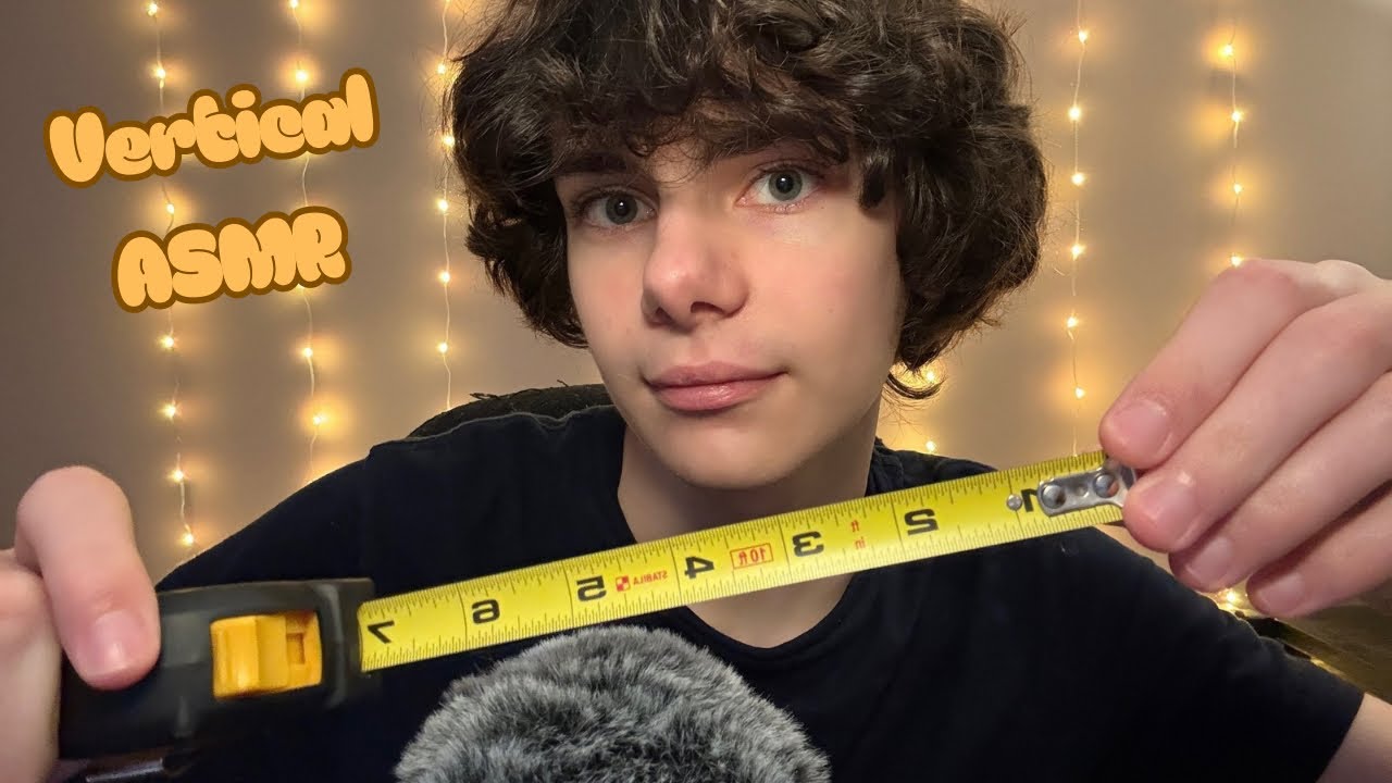 ASMR Face Tracing & Measuring for Deep Sleep (Vertical POV)