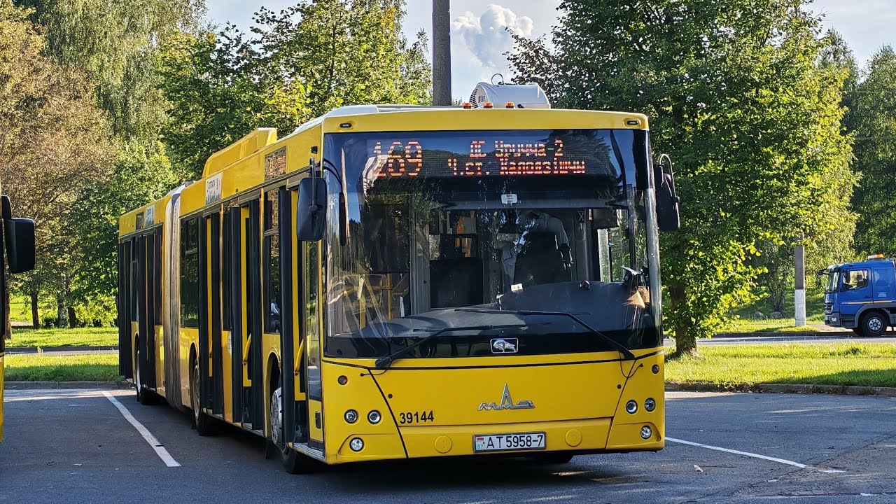 ПОЕЗДКА НА МАЗ 215.069 ГОС: АТ 5958-7 ПО МАРШРУТУ N169 Г. МИНСКА