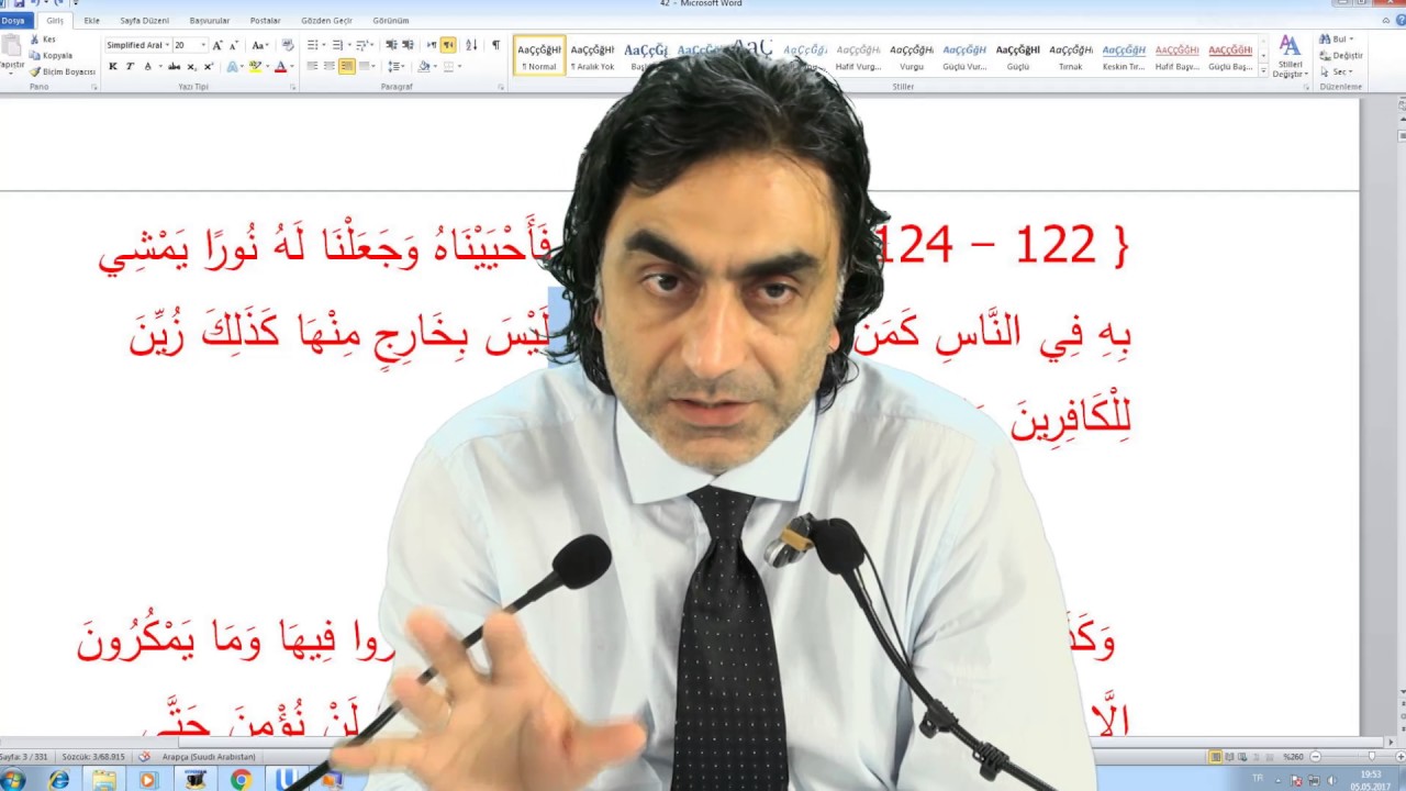 05.05.2017  6 – En’am Suresi    122 - 1   Prof. Dr. Halis Aydemir