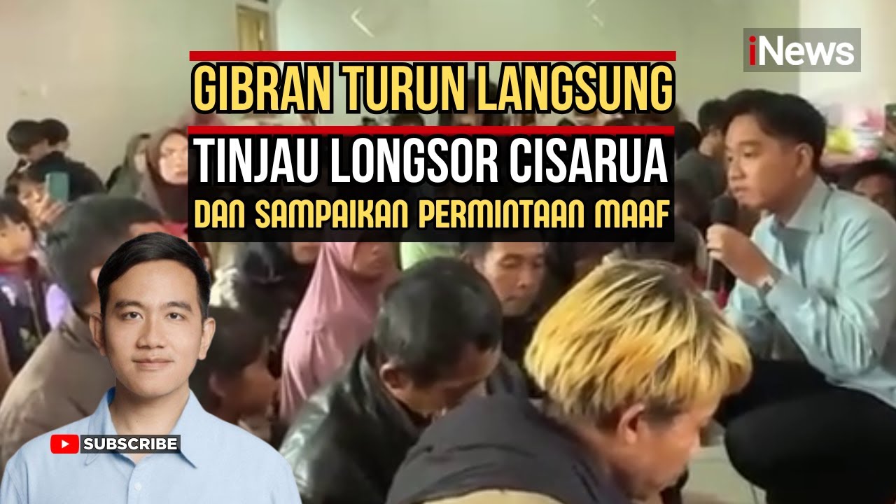 Momen Tak Terduga! Wapres Gibran Datang ke Cisarua, Tinjau Longsor & Minta Maaf ke Warga