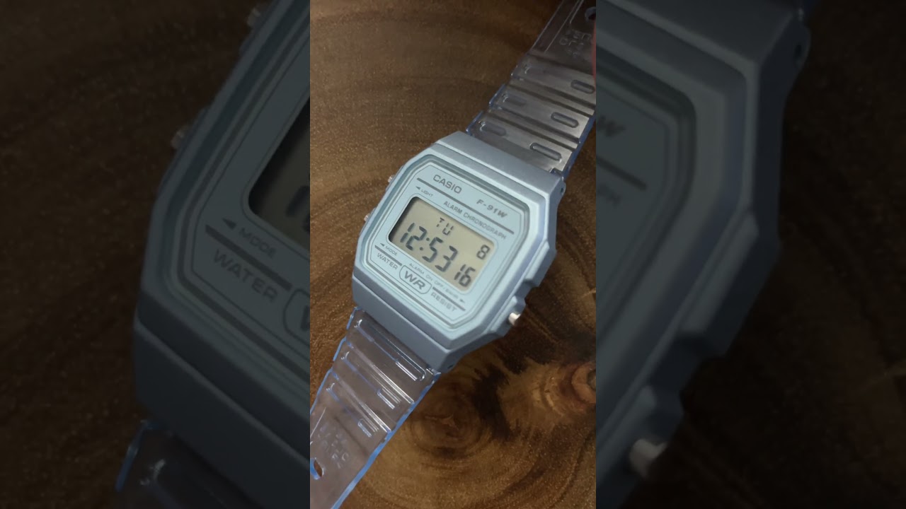 Casio F-91WS-2CF: Affordable Style in Sky Blue! #f91w #f91 #casio #legend  #casiowatch #affordable