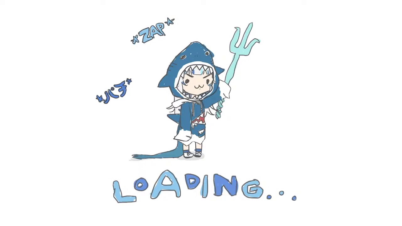 【がうるぐら/Gawr Gura】サメちゃんOP1時間耐久　Gawr Gura opening 1 hour 【 hololive-EN】【作業用BGM】