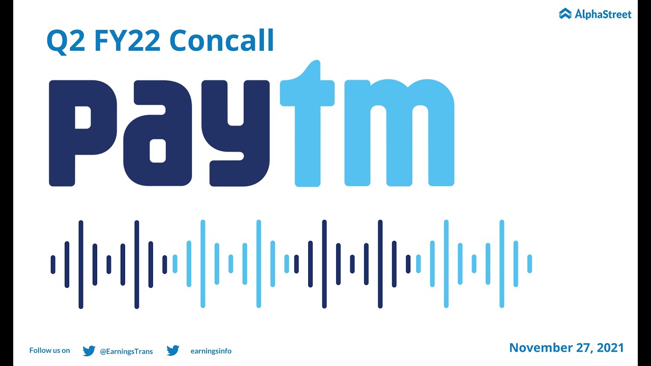 One97 communication Ltd ( PAYTM)  Q2 FY22 Earnings Concall