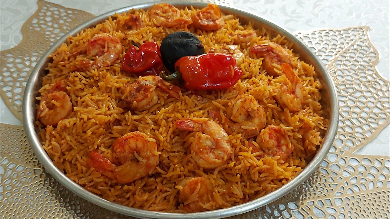 Kabsa Prawns | Arabic Rubian Rice | Super Easy and delicious