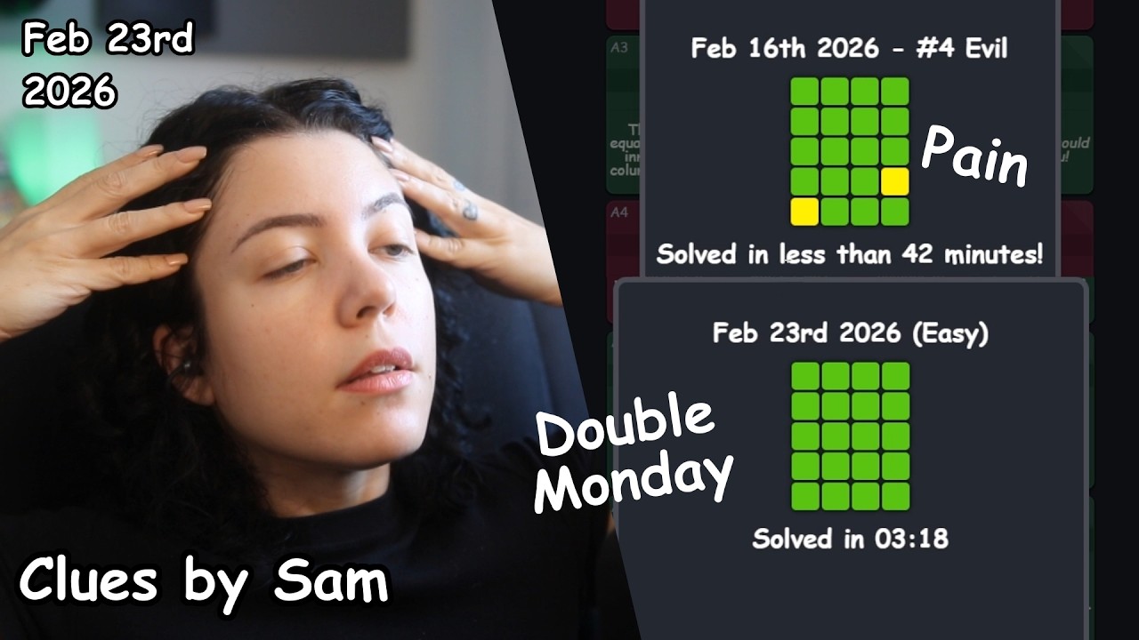 Clues by Sam | 23rd February 2026