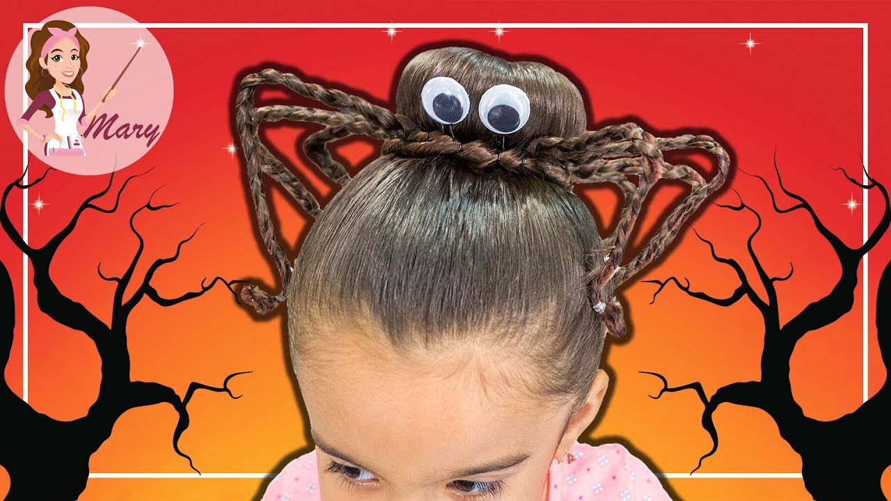 PEINADO DE ARAÑA PARA HALLOWEEN