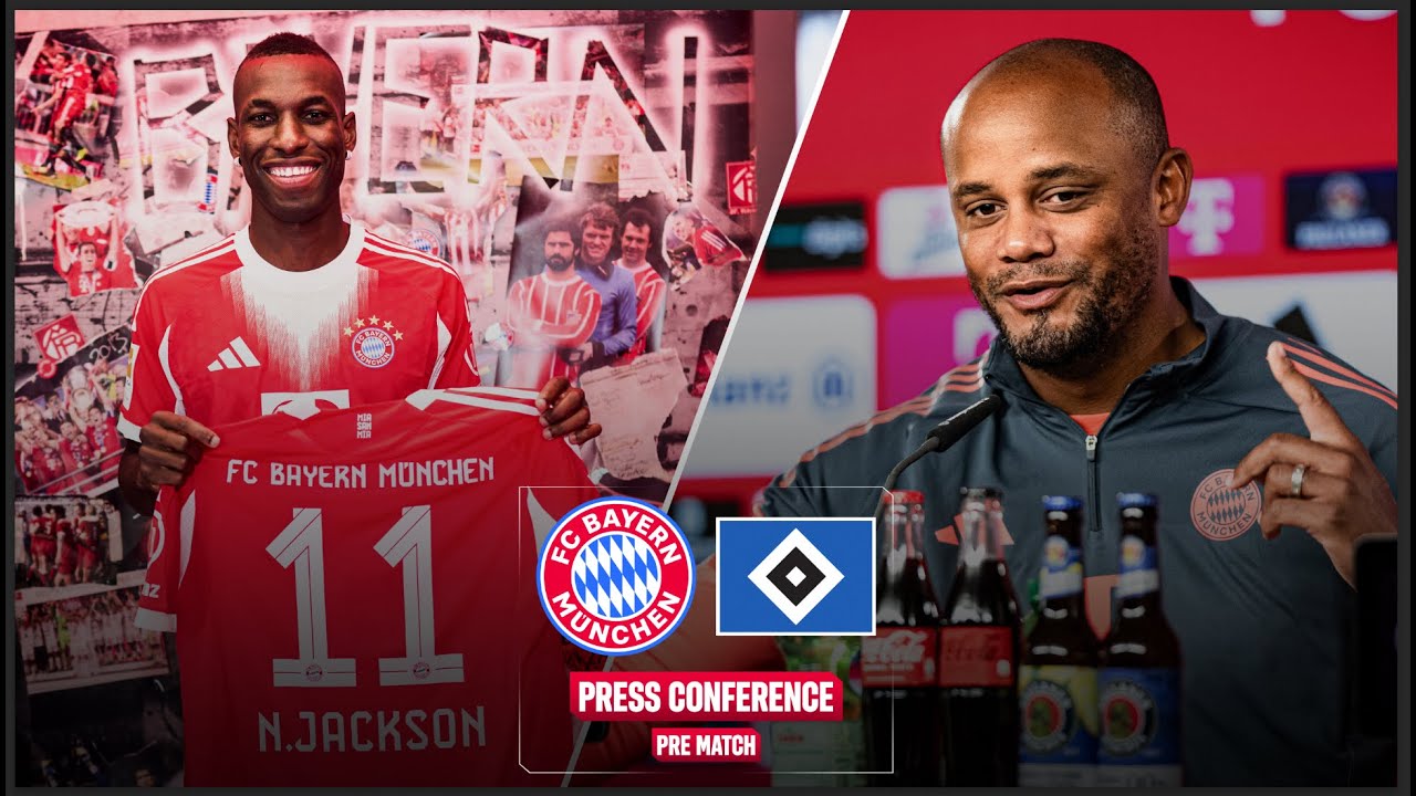 Pressetalk vor FC Bayern - HSV & Vorstellung von Nicolas Jackson | Bundesliga – 3. Spieltag
