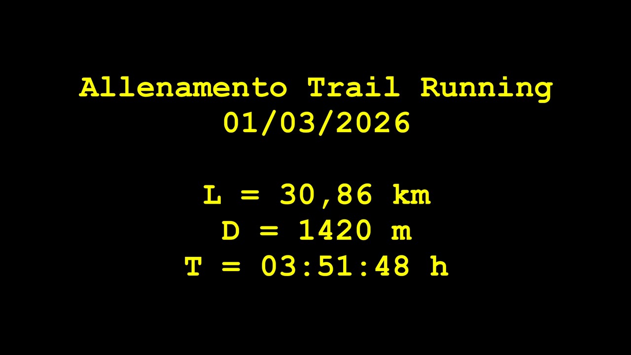 Allenamento Trail Running - Trisulti, Peccia, Pietra Acquara, San Giovanni, San Nicola - 01/03/2026