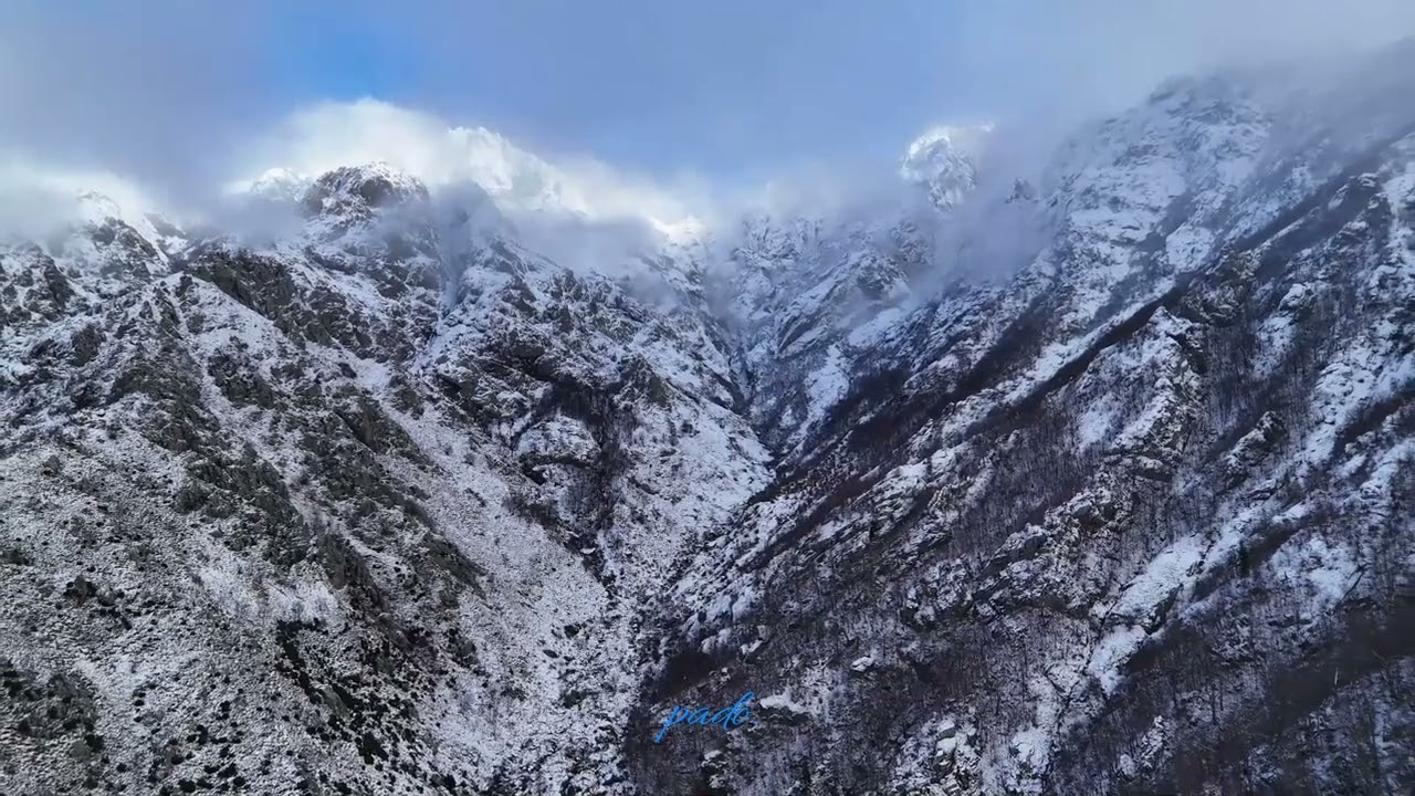 Vizzavona en hiver.4K.cinematic.made in Corsica.