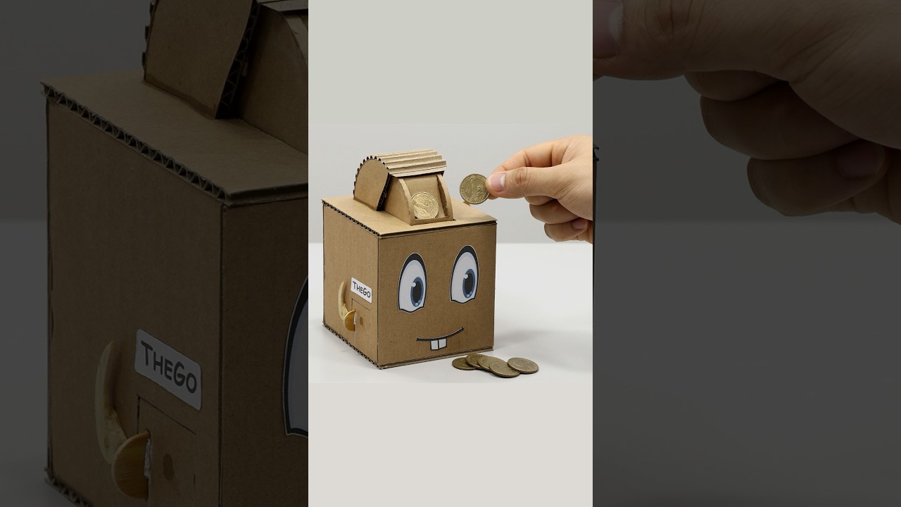 Personal saving coin bank DIY #diy #shorts