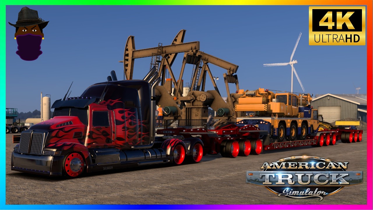 American Truck Simulator Delivery All Terrain Crane Oversize Straight Pipe (141) 2026 🎮 ⁴ᴷ⁶⁰