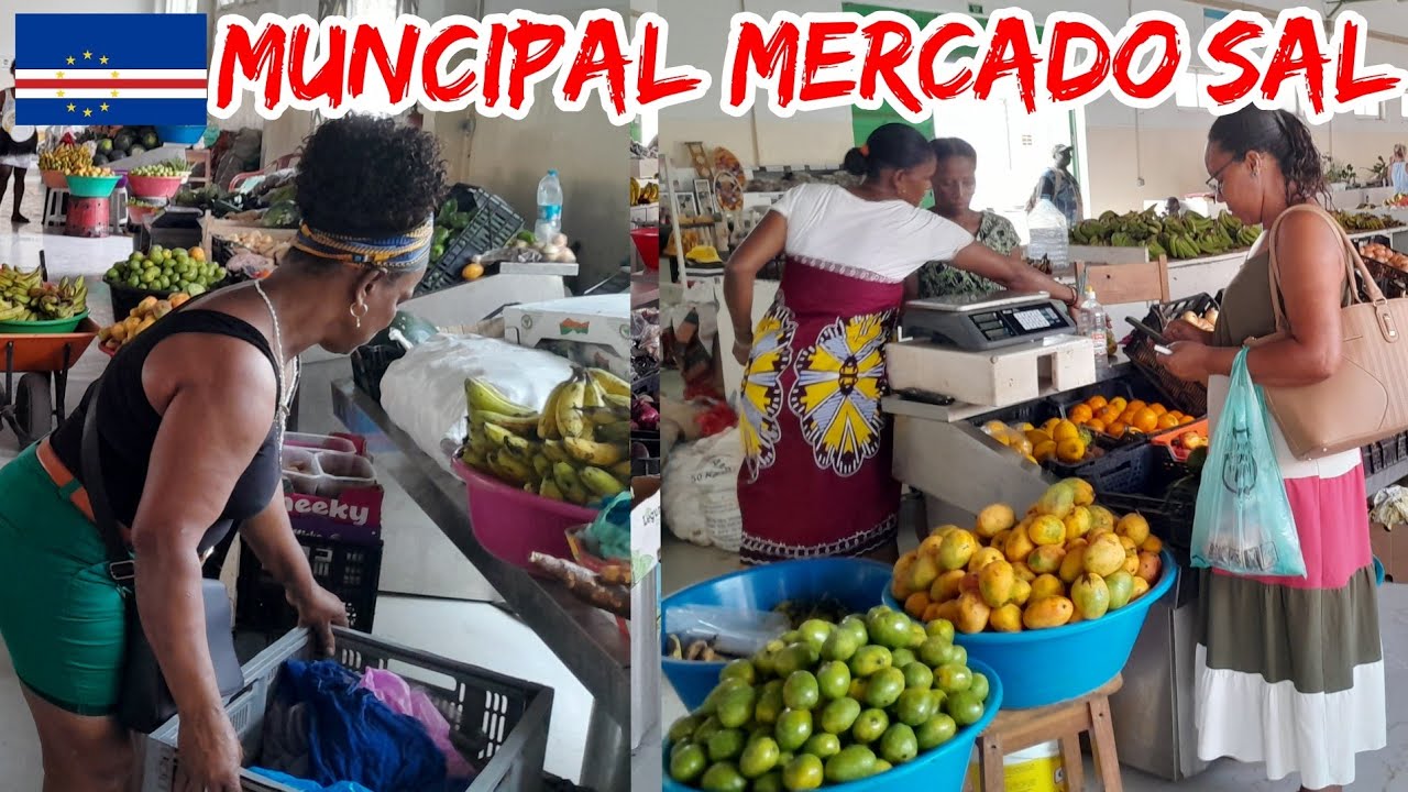 MUNICIPAL MARKET SANTA MARIA, SAL ISLAND CAPE VERDE/ONCE A PORTUGUESE COLONY.